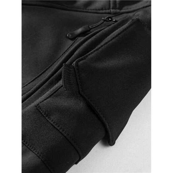 Mens Tactical Jacket Softshell Water Resistant Lightweight Hooded Windbreaker Co - Picture 5 of 6